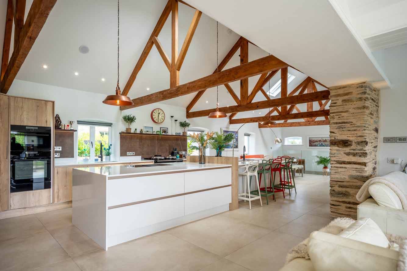 Kitchen + en-suite refurbishment, Roseland Peninsula